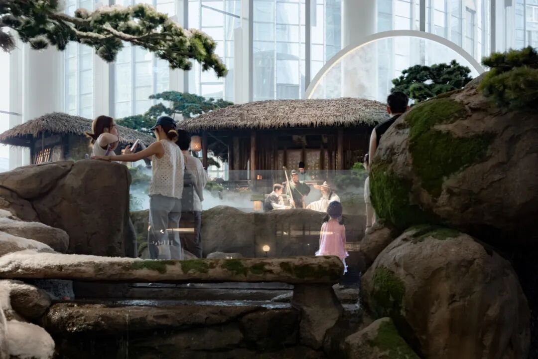 喜随作品|壶中胜境·商业中庭的科技国风微缩园林-166