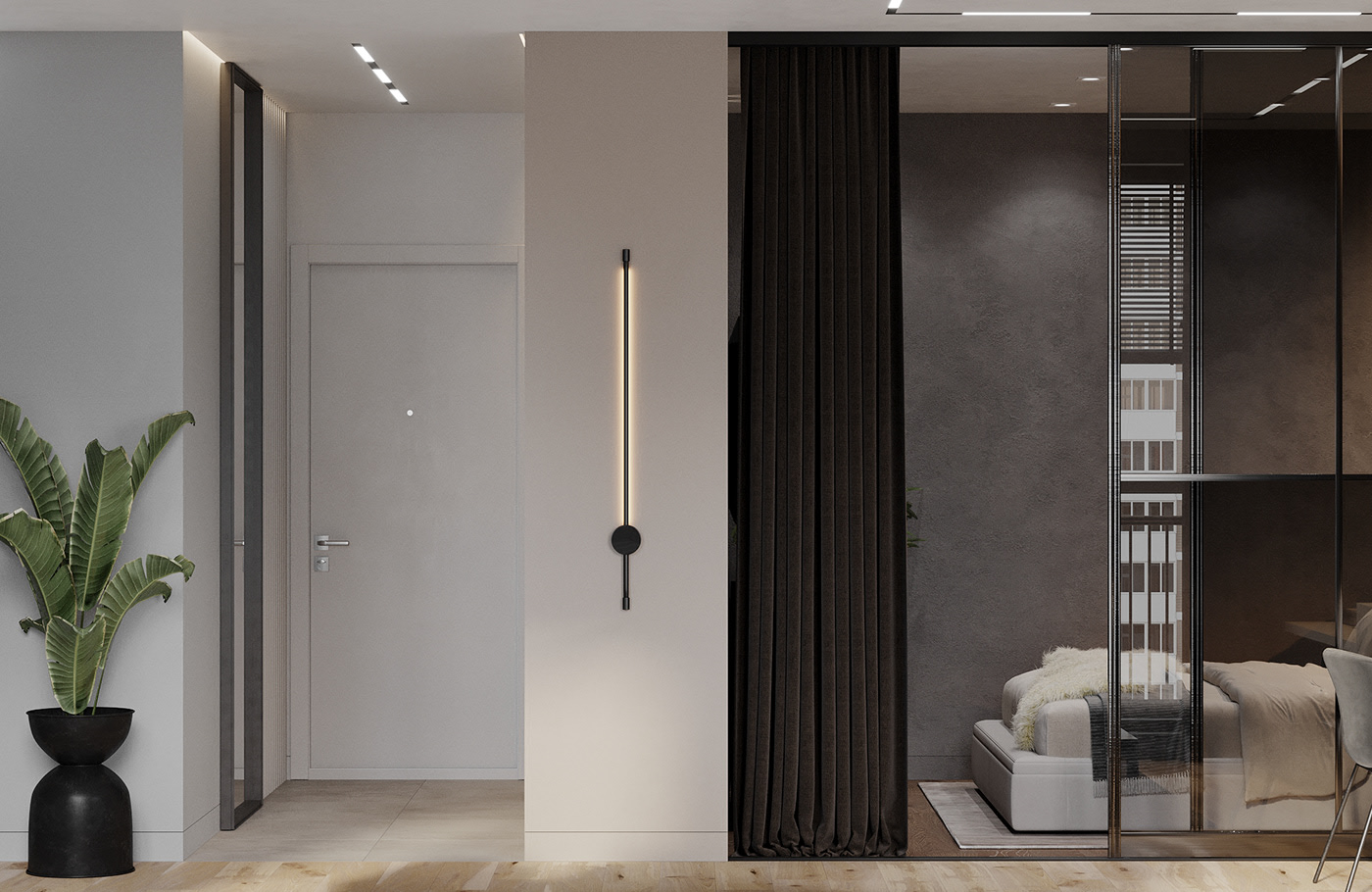 深色系空间设计 精致格局，不同凡响-12