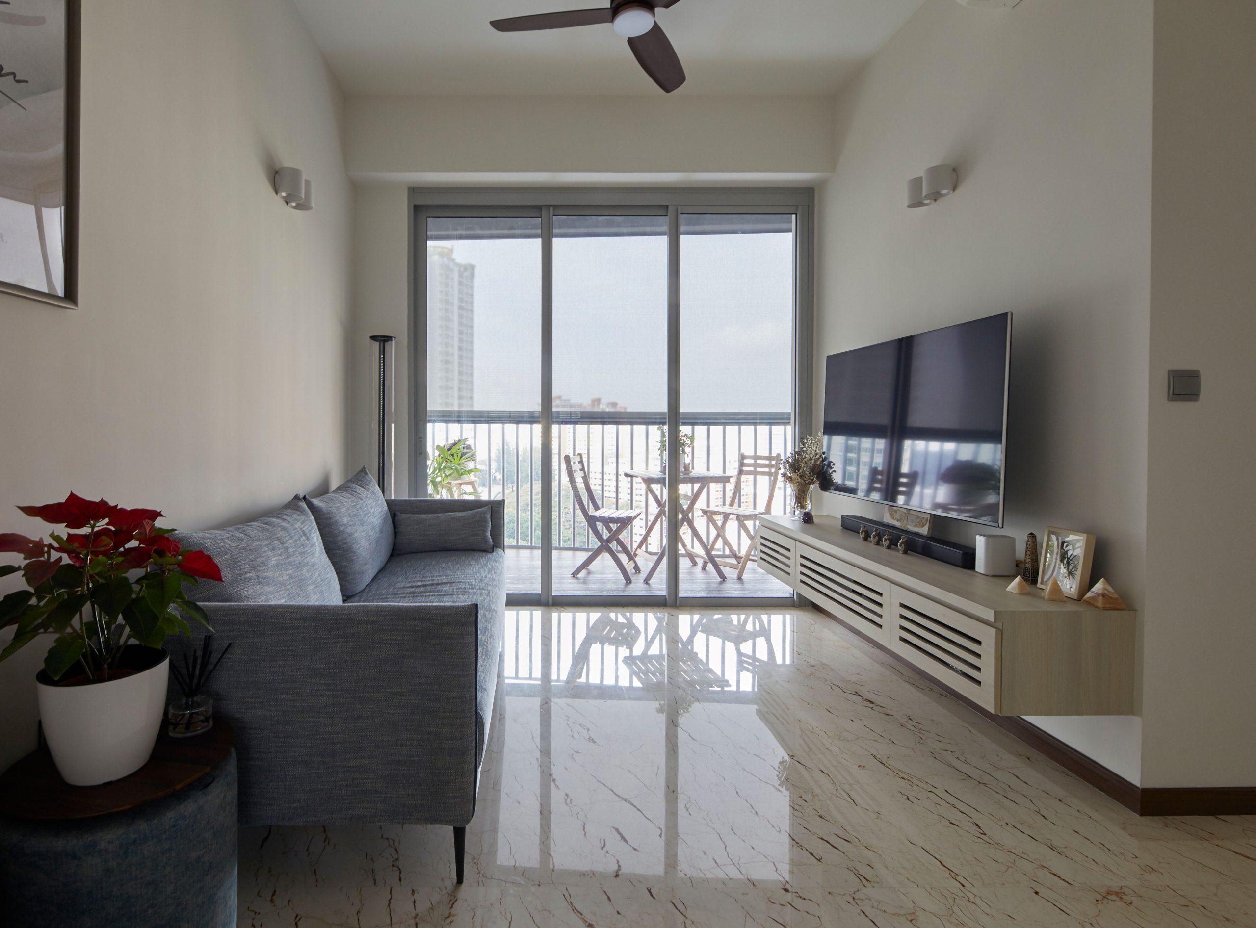 Queens Peak新公寓室内设计  3RM公寓住宅翻新丨新加坡丨The Interior Lab-0