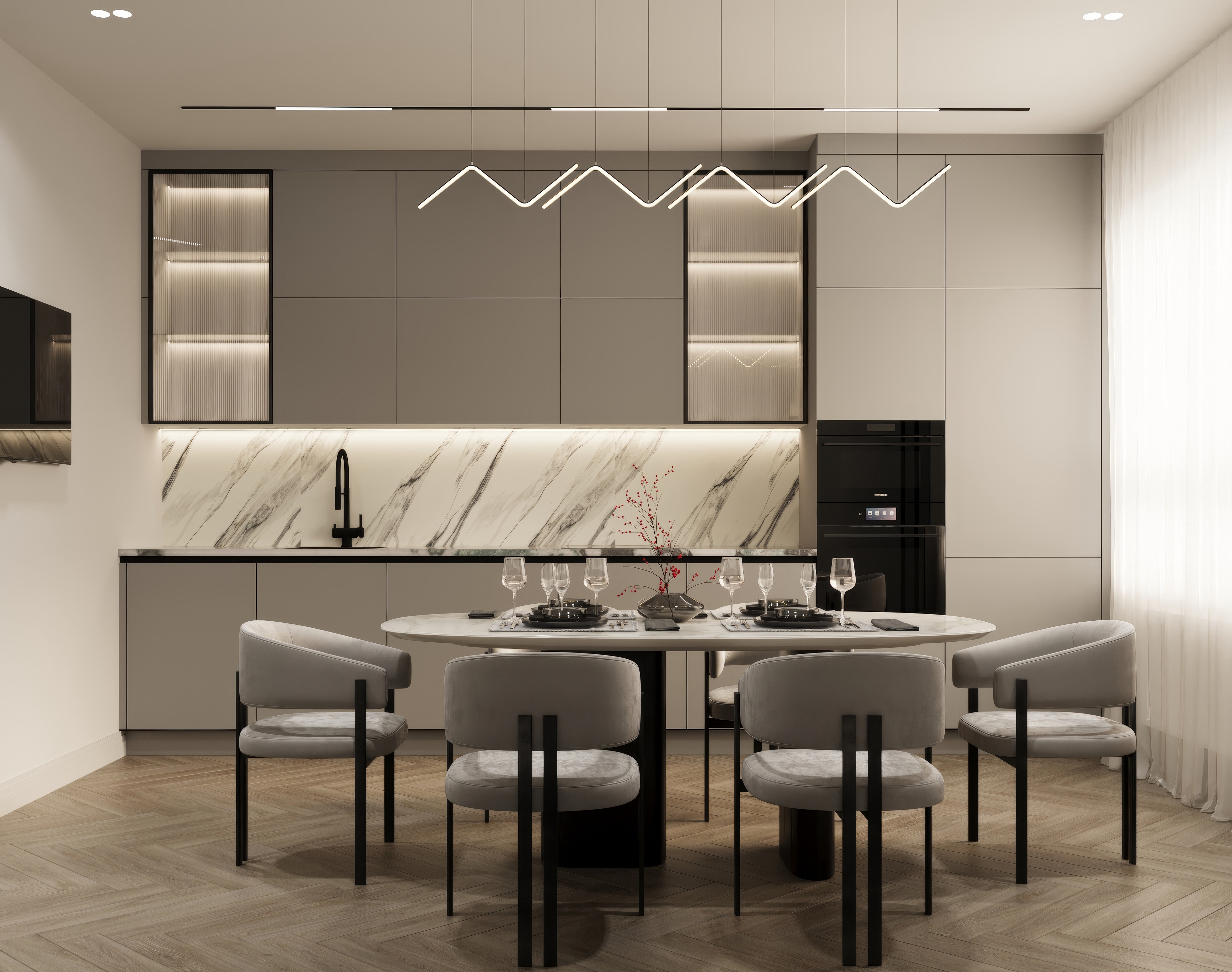 Двухкомнатная квартира 90 кв.м-2