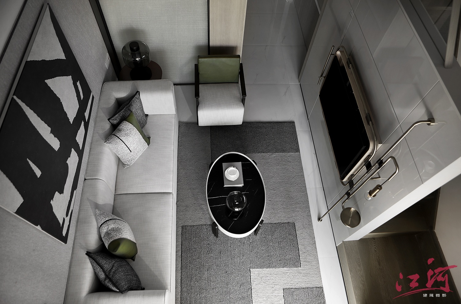 现代简约公寓样板房拍摄，舒适与时尚完美融合-11