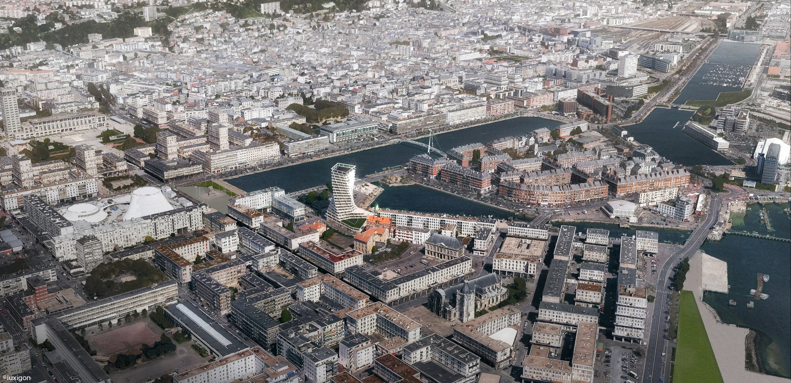 勒哈弗尔城市海景公寓-0