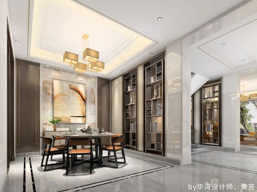 广州 320㎡四季如画别墅,新中式生活美学典范-20