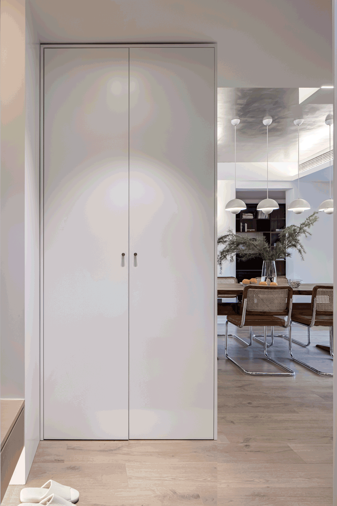 水泥漆+原木，感受极简的温度 | 吾索设计-9