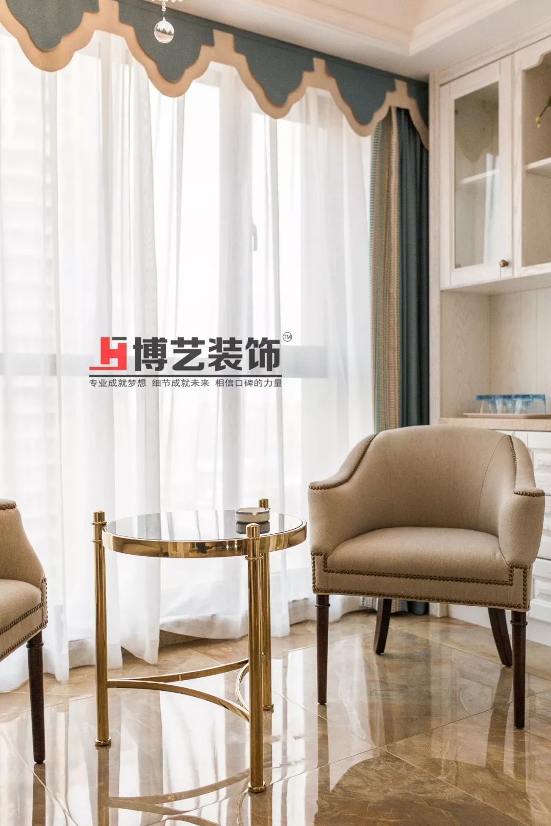 万达华府 140㎡美式轻奢家居，精致优雅的“绮梦”-23