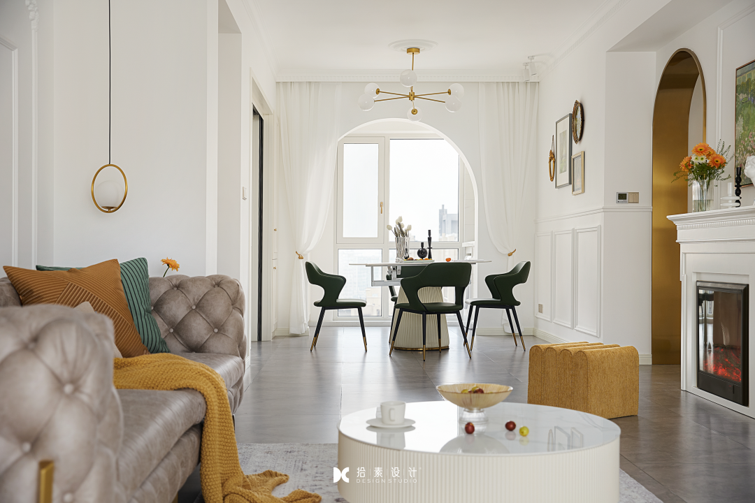 卡皮西纳花园 · 法式轻奢的多彩生活空间丨拾素設計-49