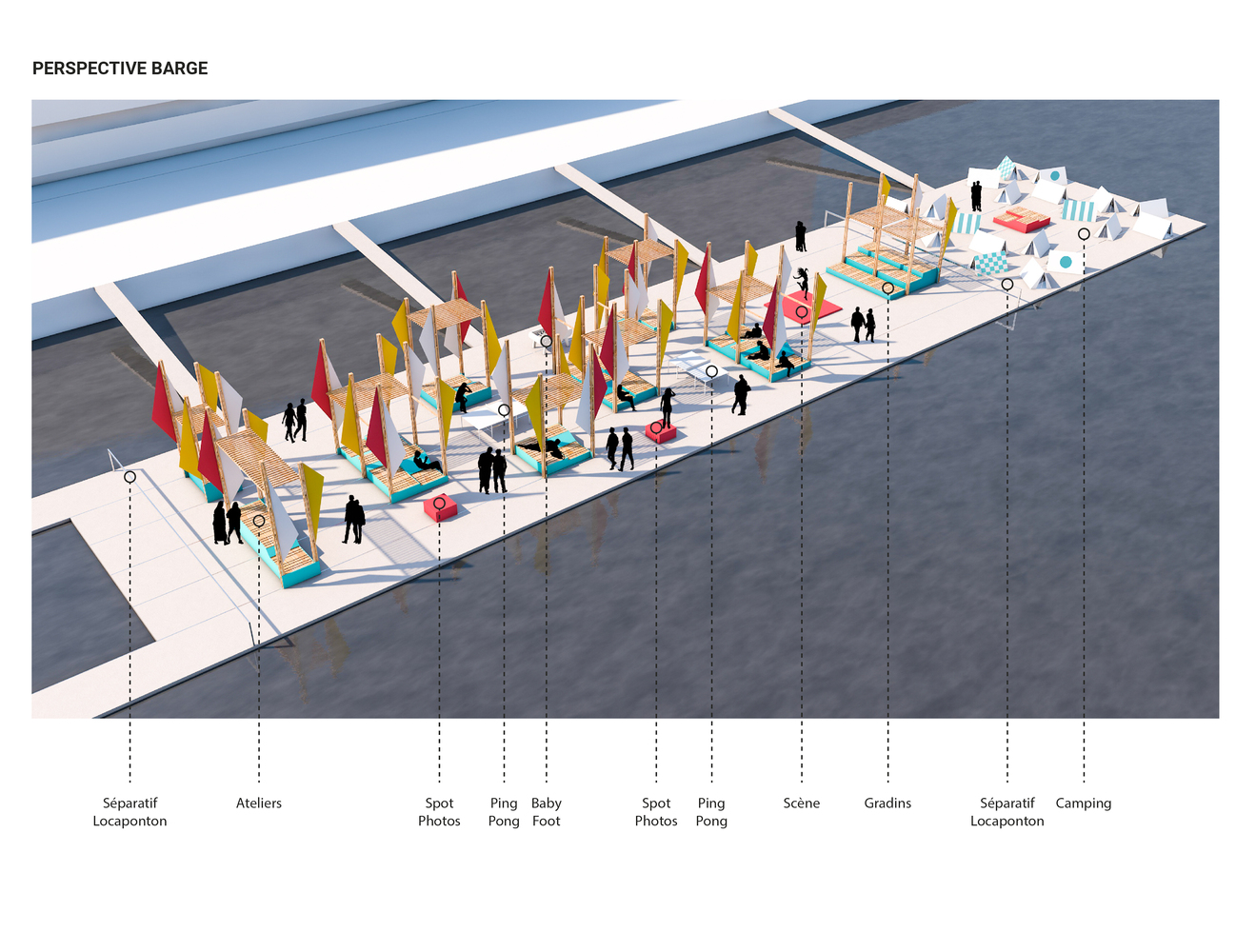 法国鲁昂临时公园·绚丽多彩的帆船造型-20