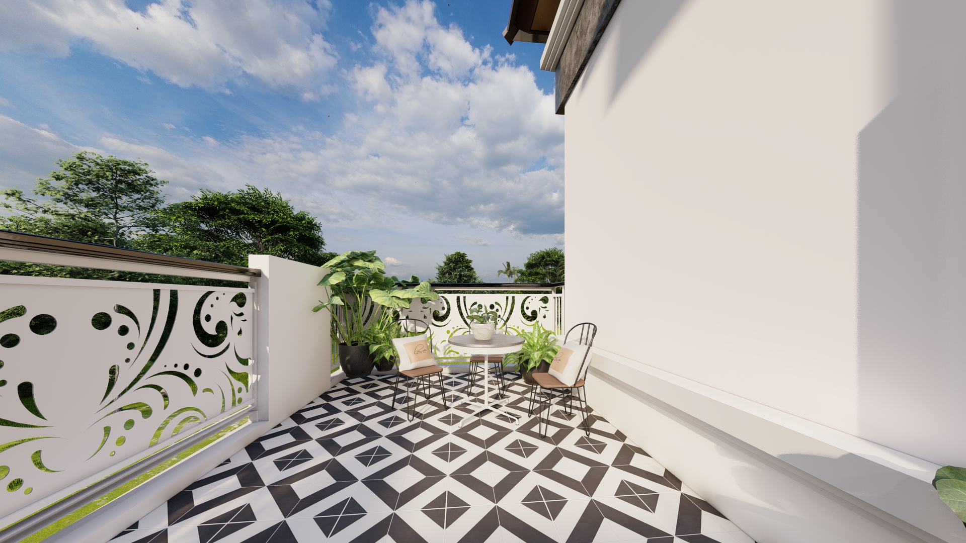 Modern Tropical house in Tasikmadu Malang, Indonesia-9