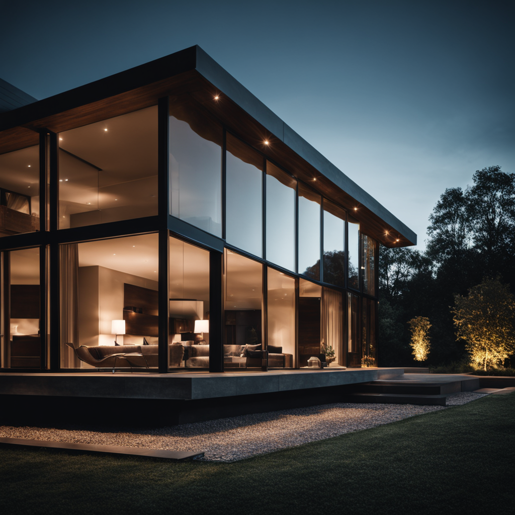 玻璃和钢结构房屋-12