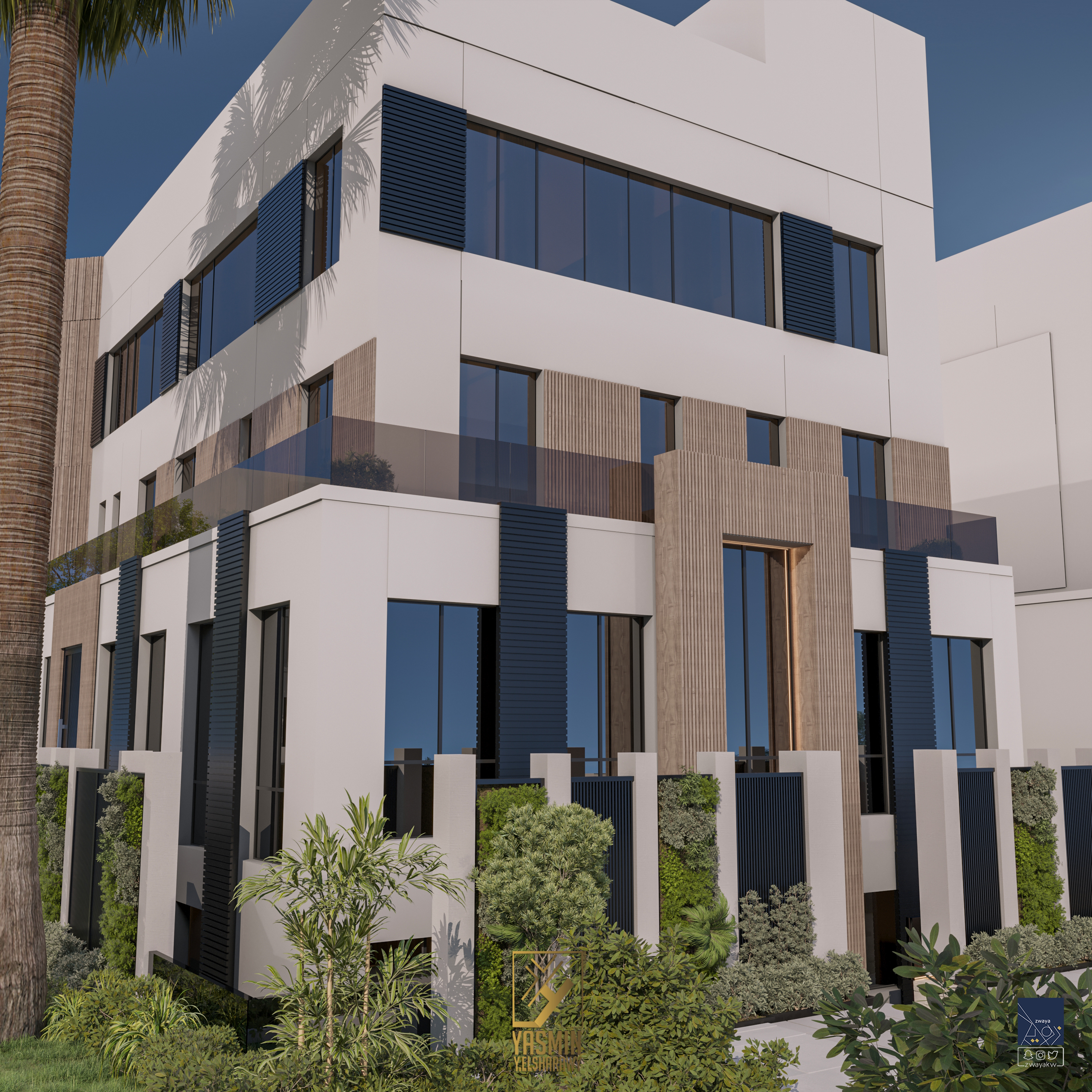 当代别墅外观设计-13