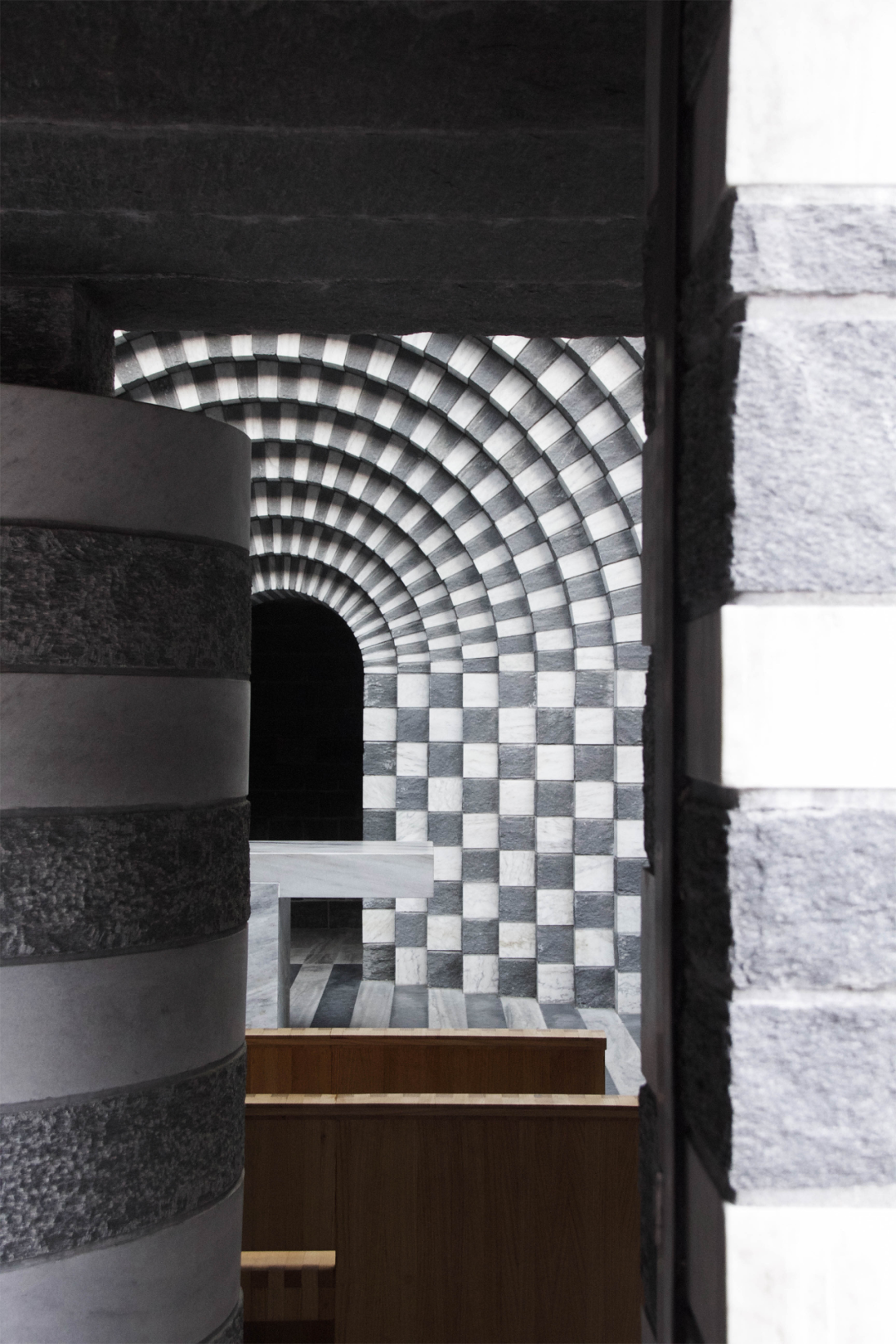 Chiesa San Giovanni Battista 教堂丨瑞士提契诺丨Mario Botta-10