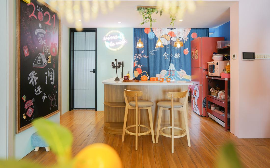 多彩之家 · 90 平米空间里的世界色彩之旅-34