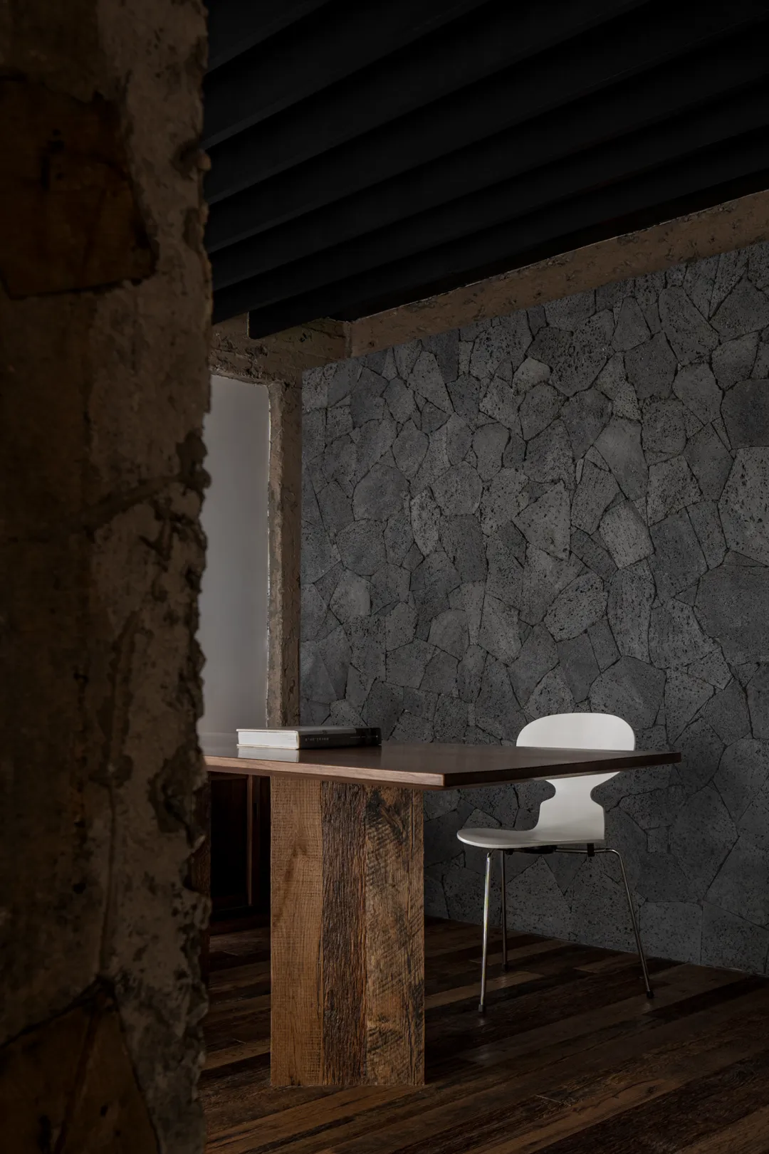 田间之上中国湘菜馆丨中国广州丨黑白木设计-135