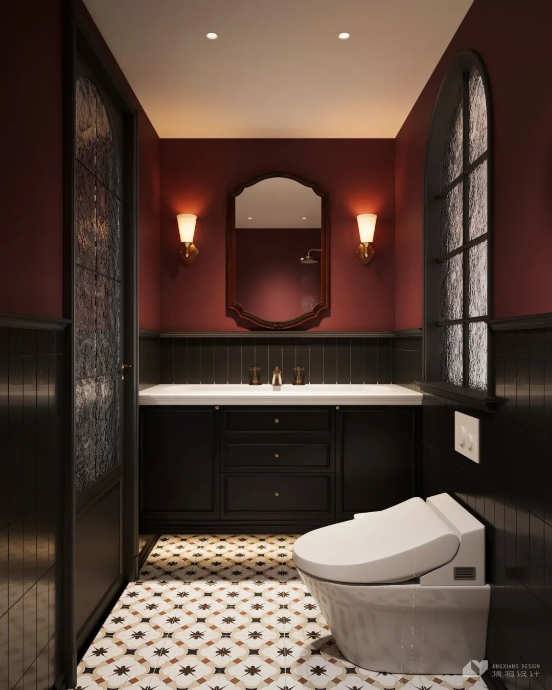 深圳金地翠堤湾法式复古住宅设计丨中国深圳丨深圳境相设计-53