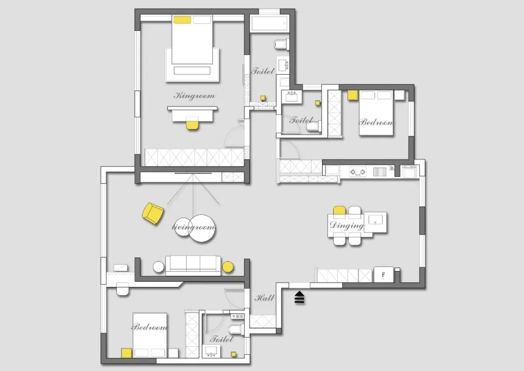 高科朗山私宅平层设计丨中国西安丨境与宅设计-63