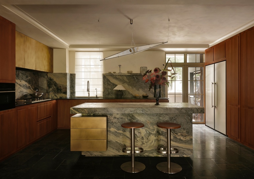 杭州翡翠城大平层“老钱风”设计丨中国杭州丨有斯设计-16