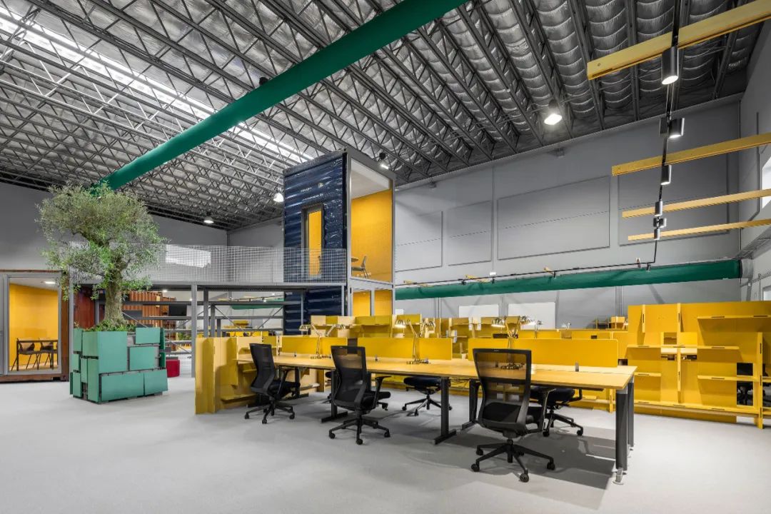 废弃仓库变身高颜值办公室,模块化设计成最大亮点-21