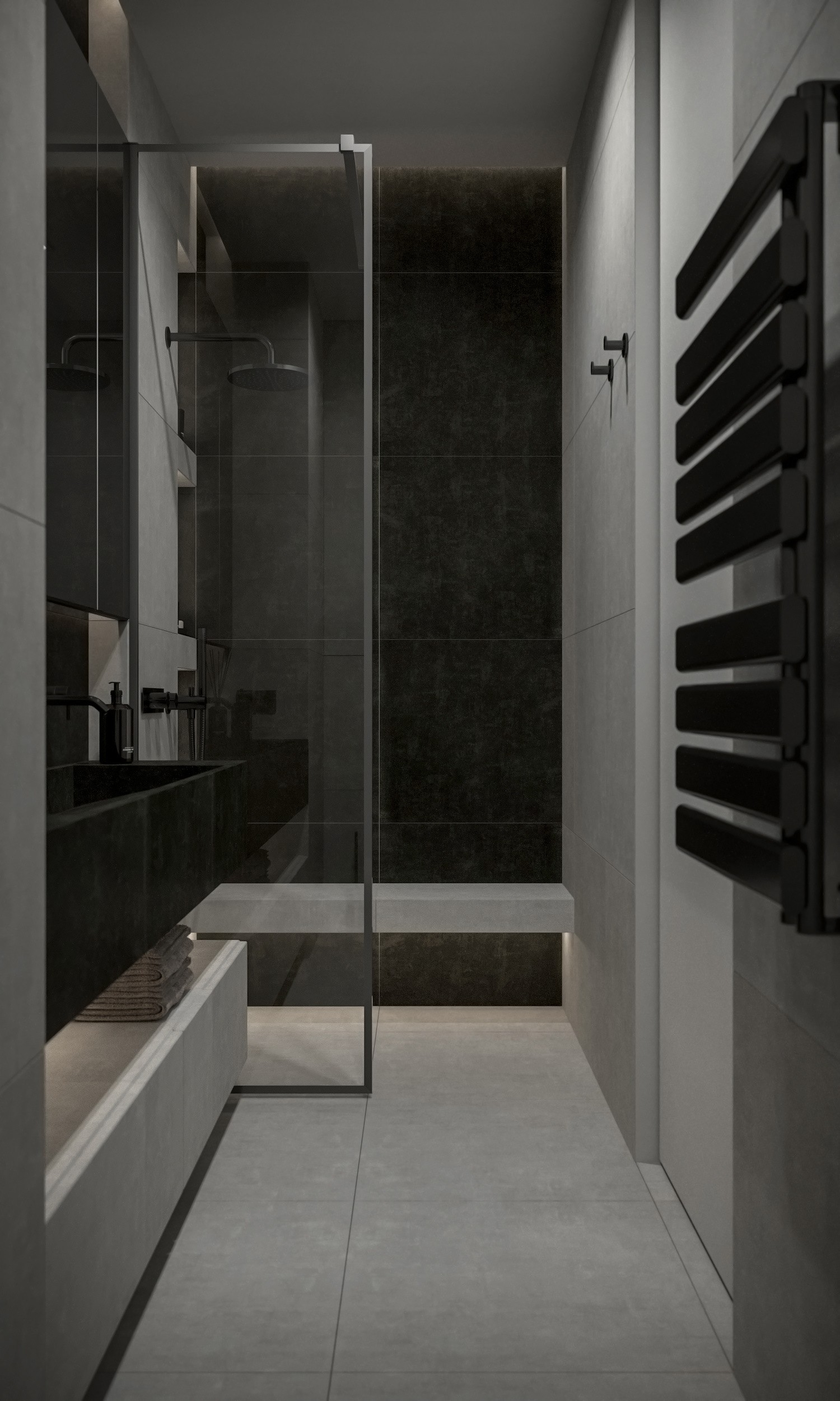 灰色系公寓设计-14