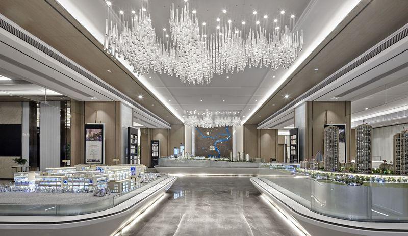 重庆融创春晖十里售楼部样板房 | 现代东方美学融合之作-21