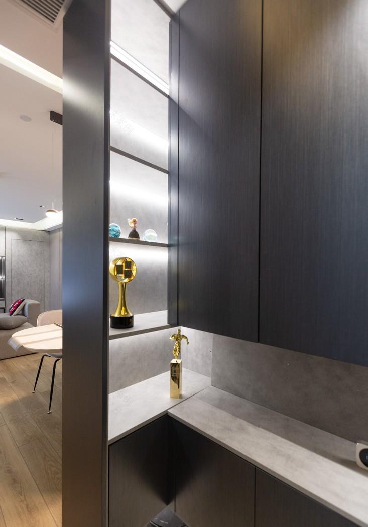 原木灰的现代艺术之家-0