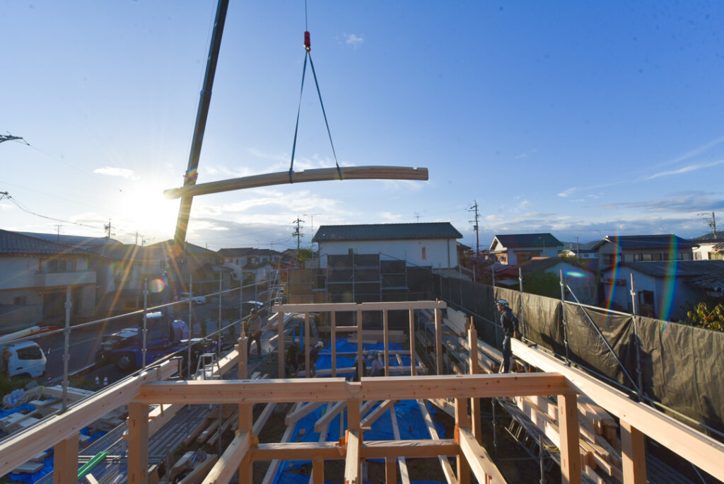 根の上の石場建て８　建前丨水野设计室-37