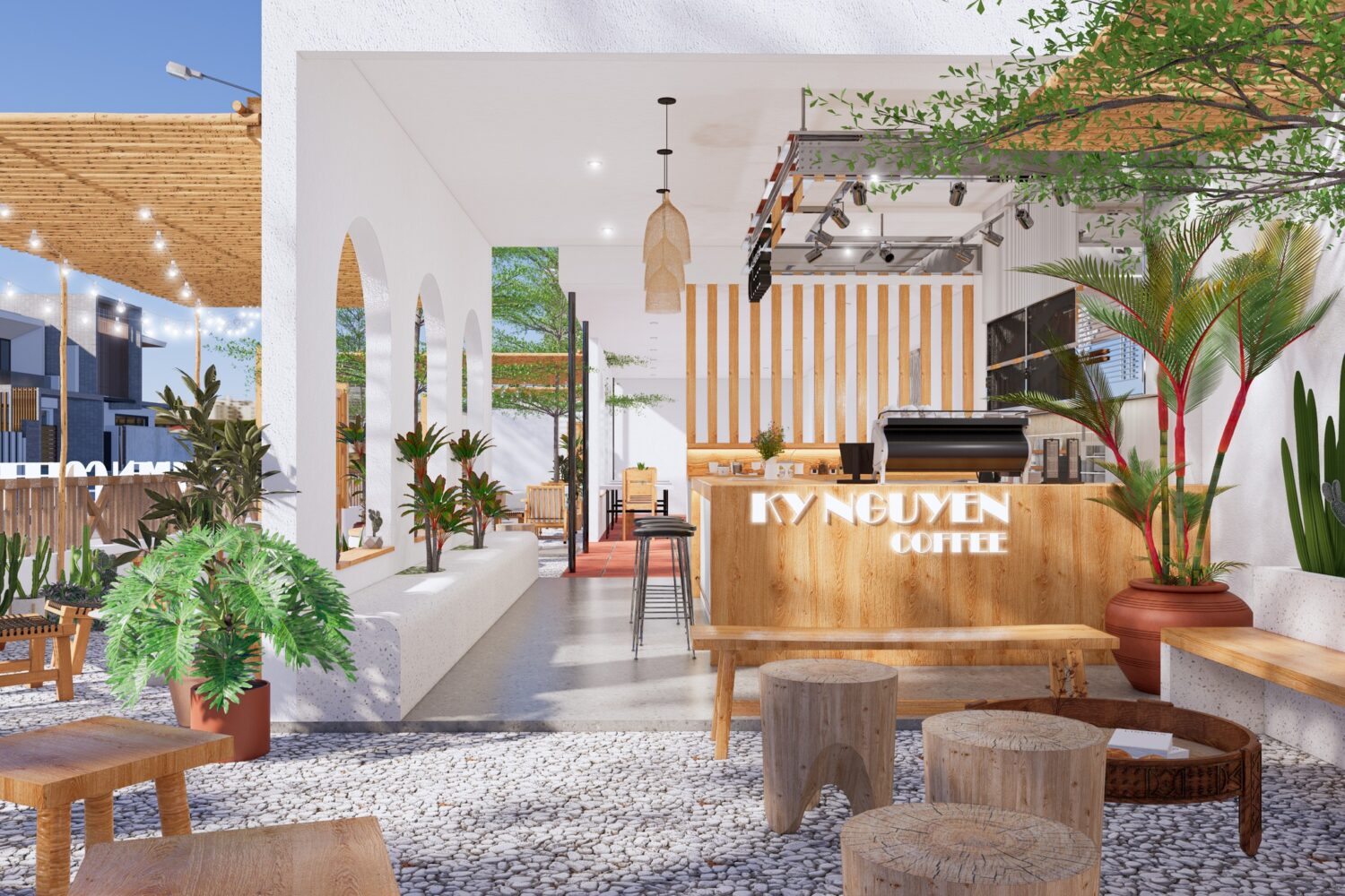 Sketchup咖啡室室内模型丨Nguyen Anh Kiet-5