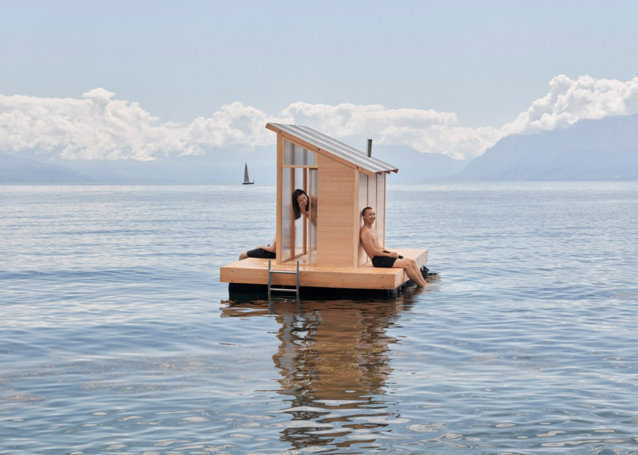 褶皱起伏的贝壳桑拿房丨日本丨隈研吾建筑事务所-191