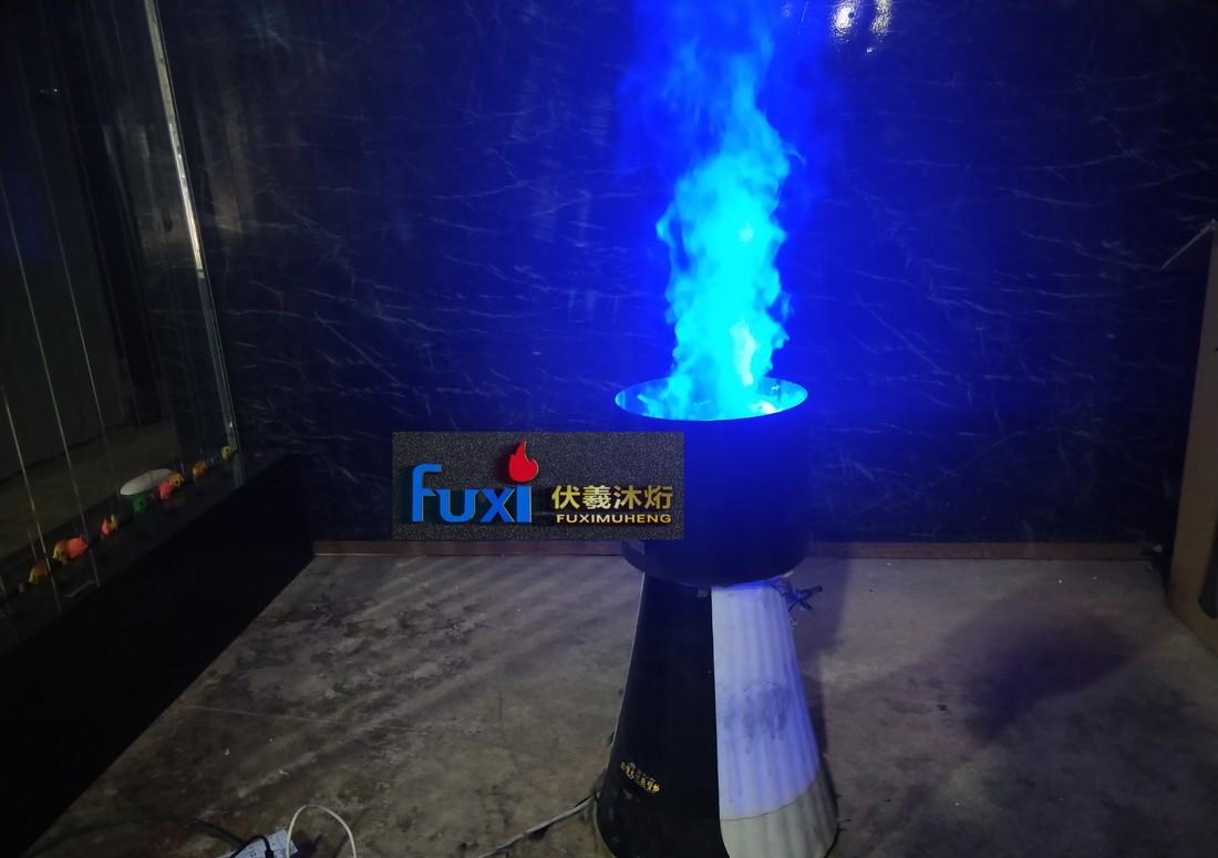 VR 全景舞台表演，3D 电子伏羲壁炉模拟火焰灯成焦点-10