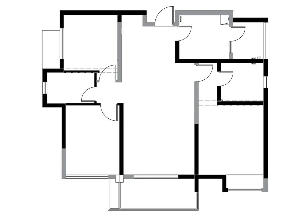 成都 108 平三居室,全屋无硬造型,温润细腻的色彩设计-16