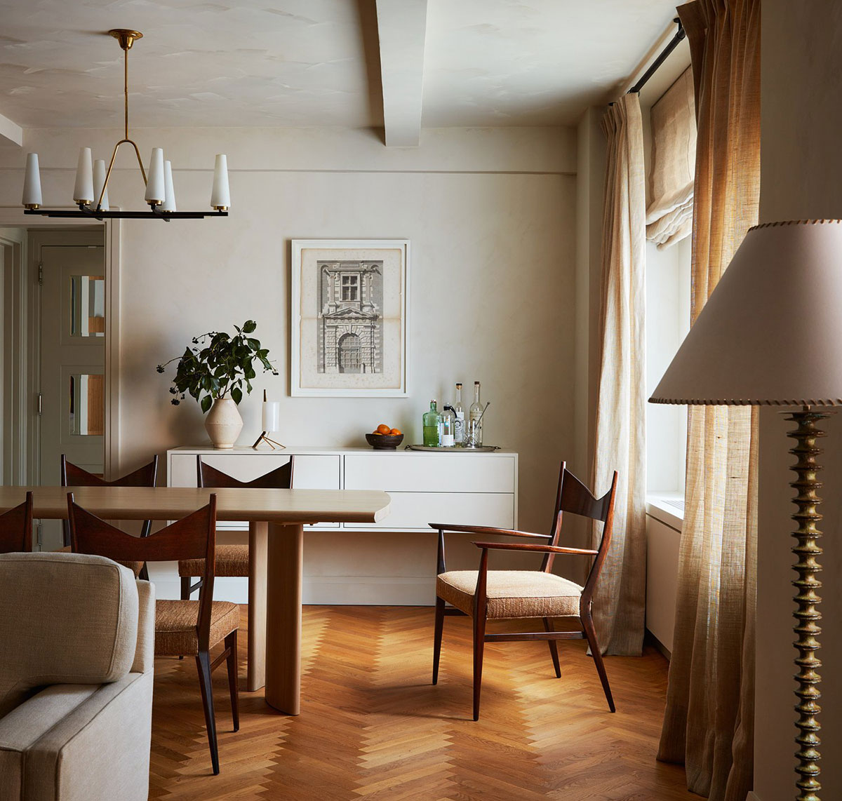 纽约曼哈顿宁静公寓,乡村绿洲般的优雅设计-1