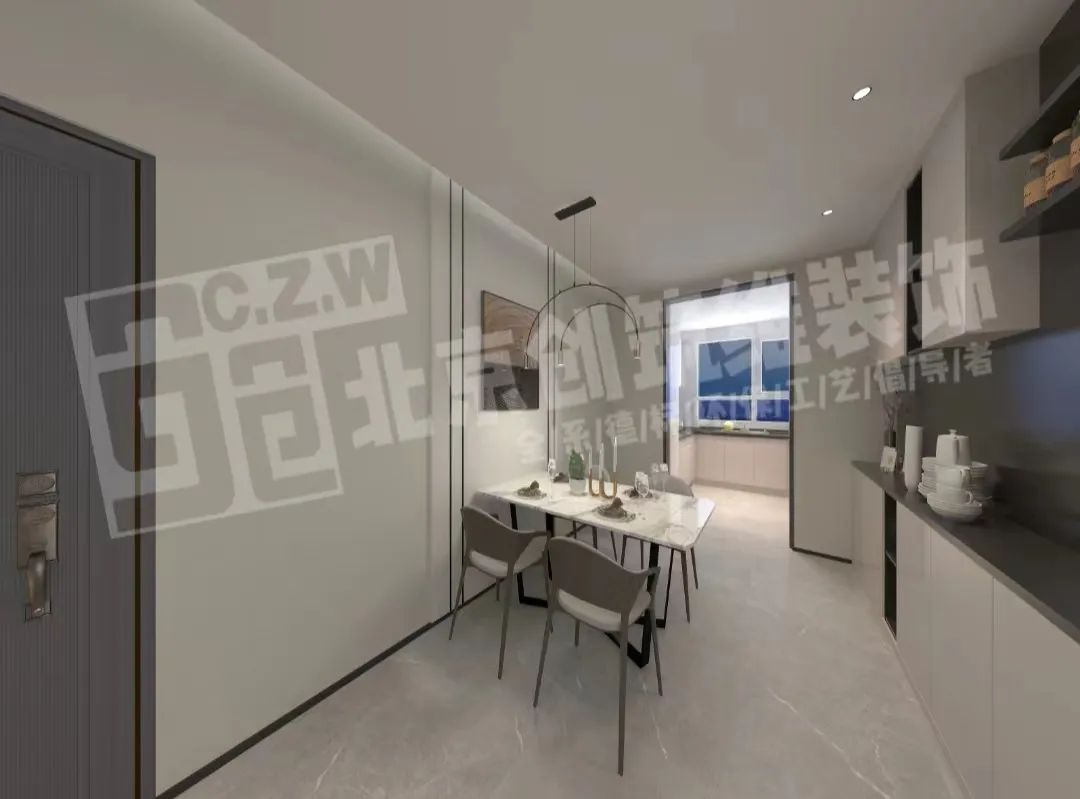 【中和府】106m²装修效果图落地-38