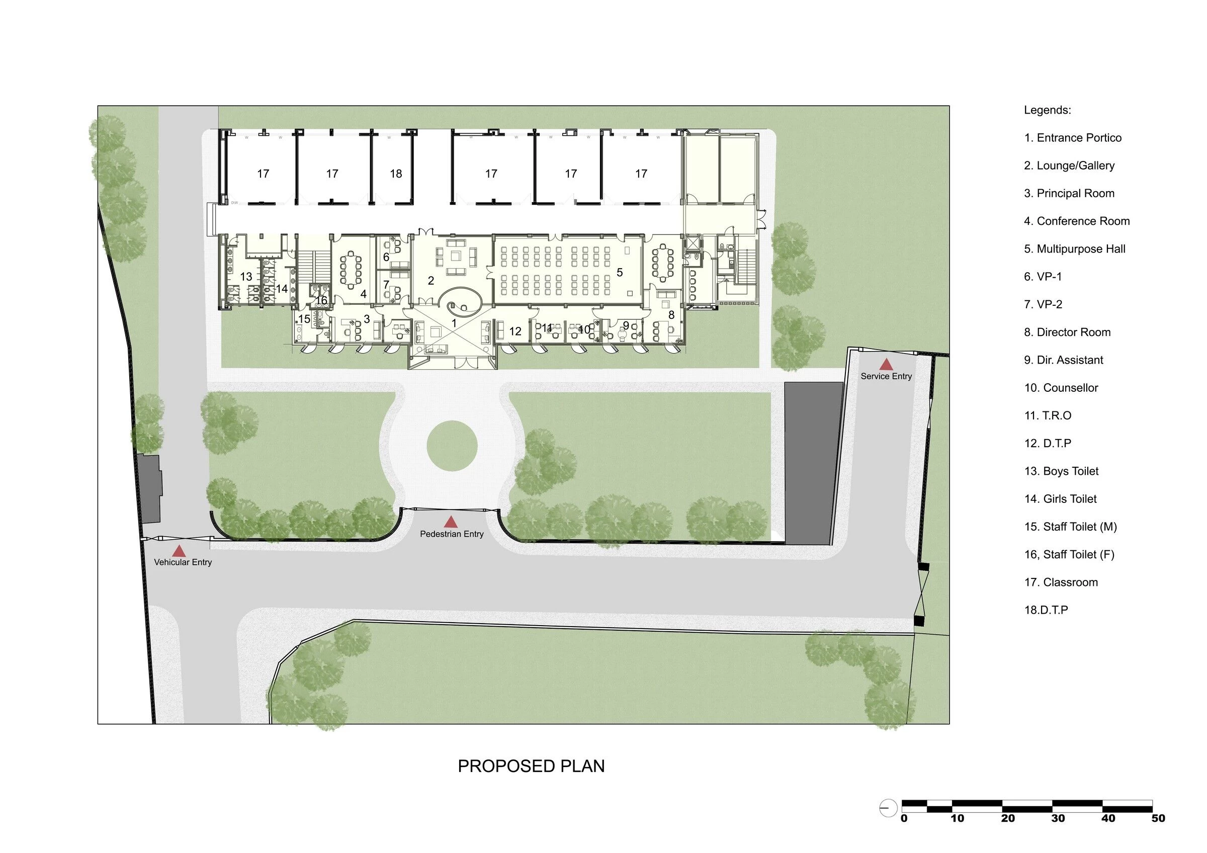 Sunbeam School 扩建丨印度丨Anagram Architects-21