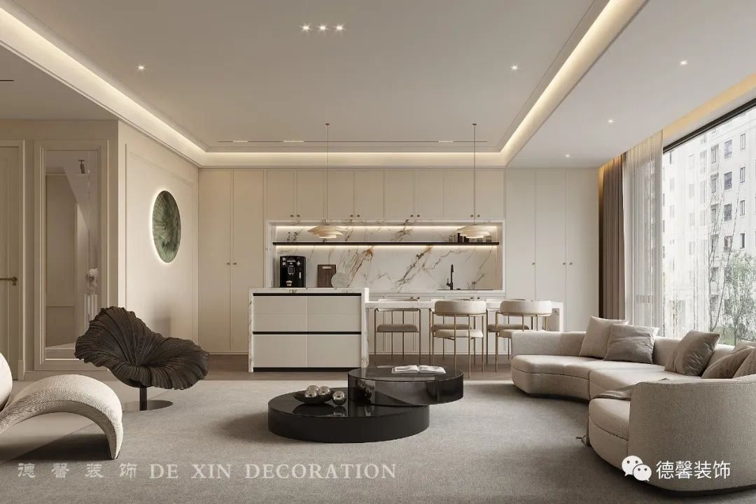 广州南沙 300㎡轻法式别墅设计丨中国广州丨德馨装饰-19