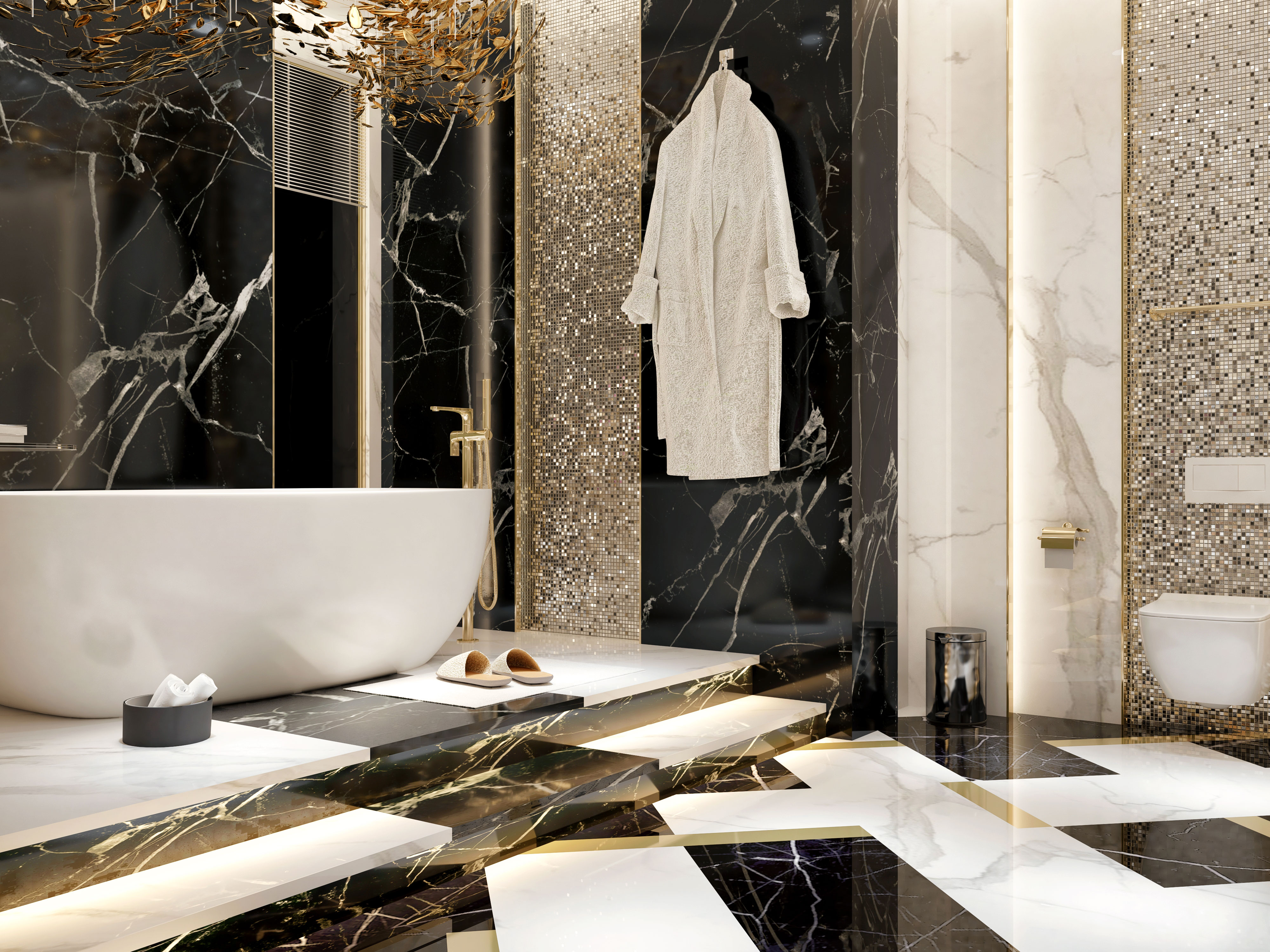 LakeView Villa| Luxury Bathroom Design-4