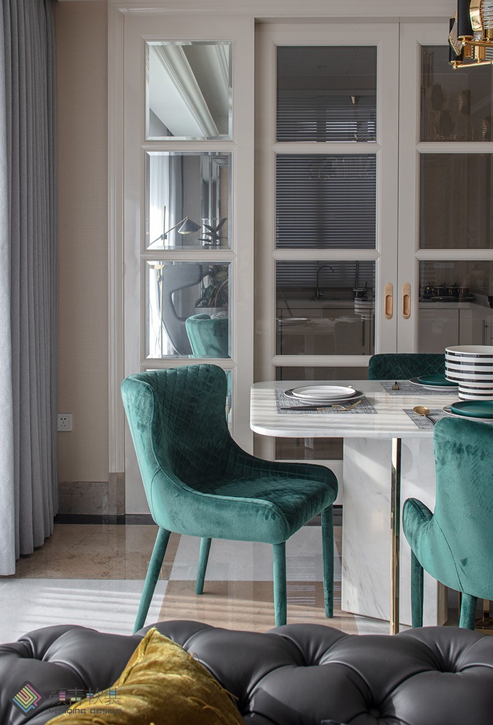 精装房变身摩登腔调家  颜青软装-13