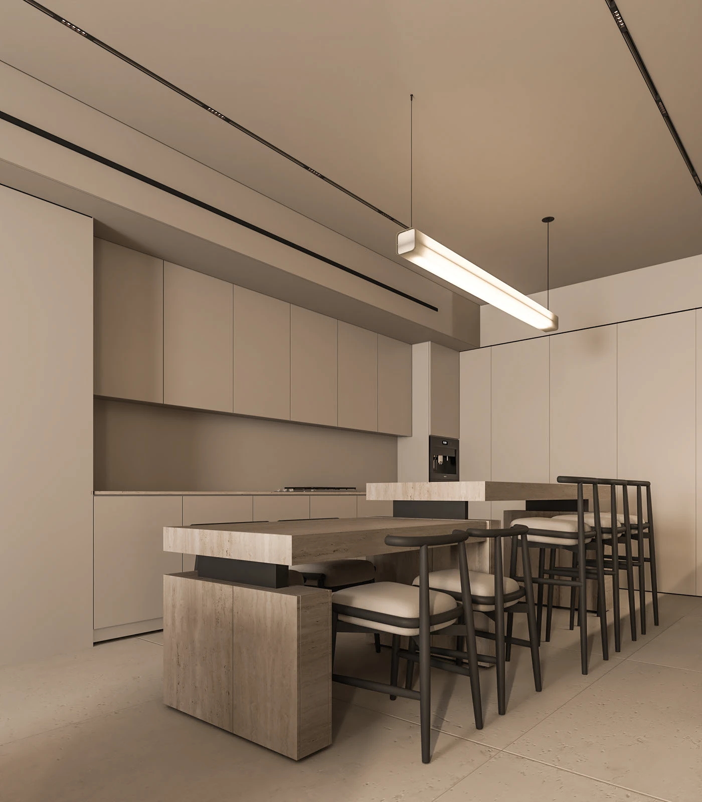 95平现代暖灰系，两居室设计！-7