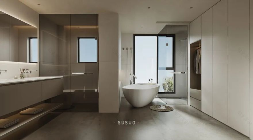 Amber Champagne · 平层设计丨中国奉节丨素说设计-12