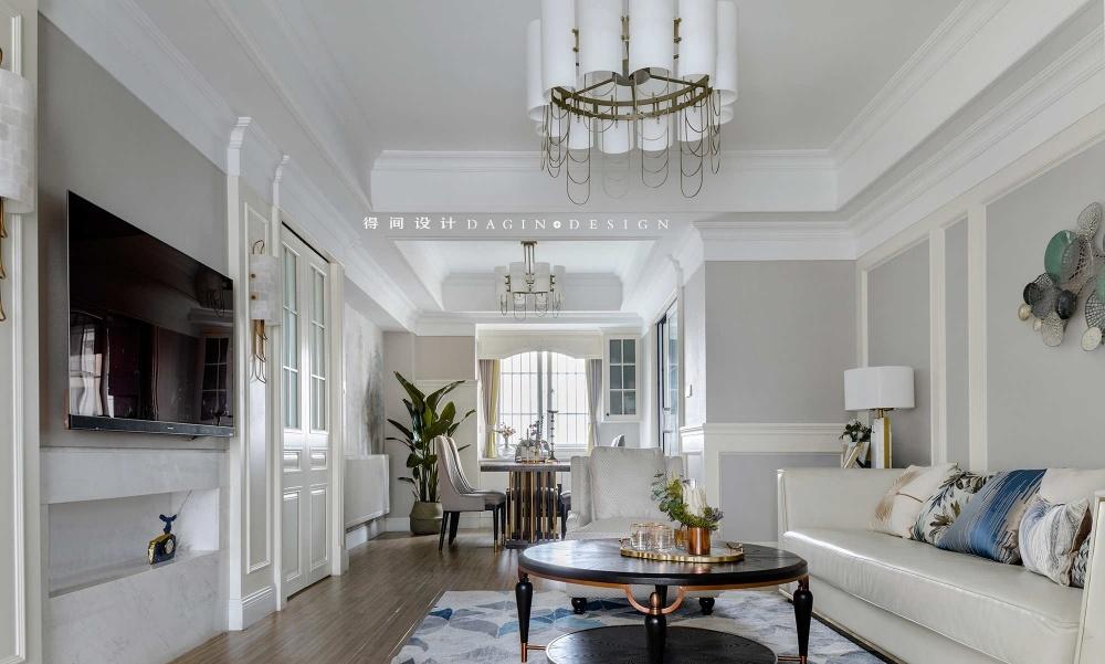 复式空间优化案例 | 阳光绿意下的美式轻奢家庭生活-9