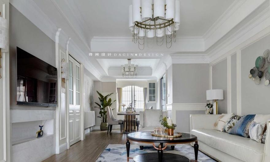 复式空间优化案例 | 阳光绿意下的美式轻奢家庭生活-9