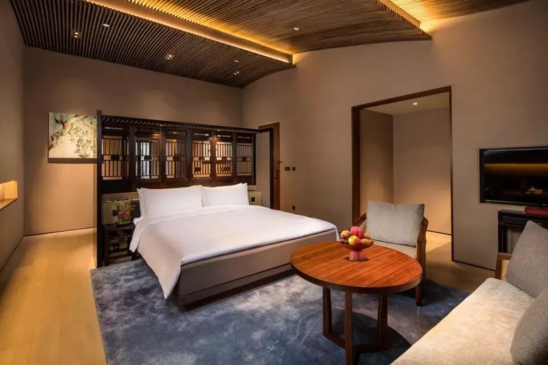 【上海丨朱家角安麓】¥1999/套--安缦姊妹品牌！东方美学邂逅奢华隐逸！躺进120㎡阳庭阁别墅私宅，故宫同款地砖！-71