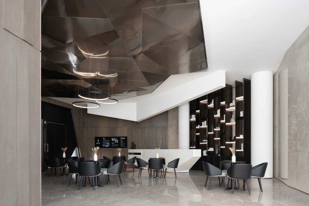 长沙屿大堂·公区,印湘江·印江雅居售楼部X印湘江入户大堂丨中国长沙丨水木言设计机构-53