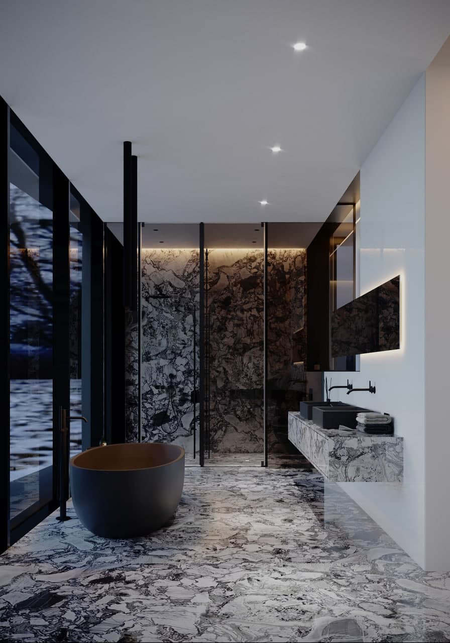 乌克兰 600平超大空间简约设计！-23