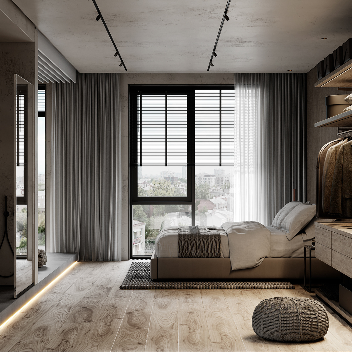 乌克兰现代简约公寓设计丨乌克兰基辅丨Alesya Kasianenko-13