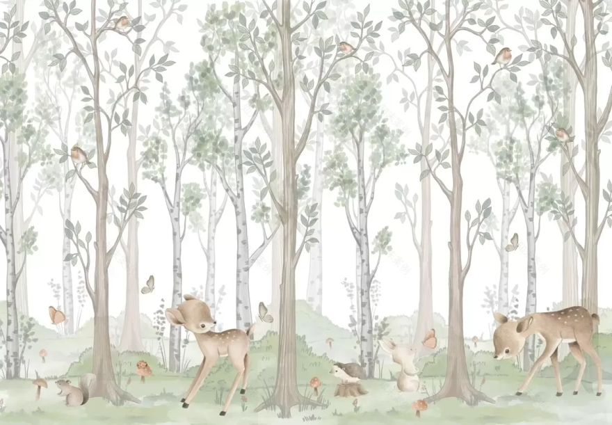 “Fairy forest”壁纸壁画-4