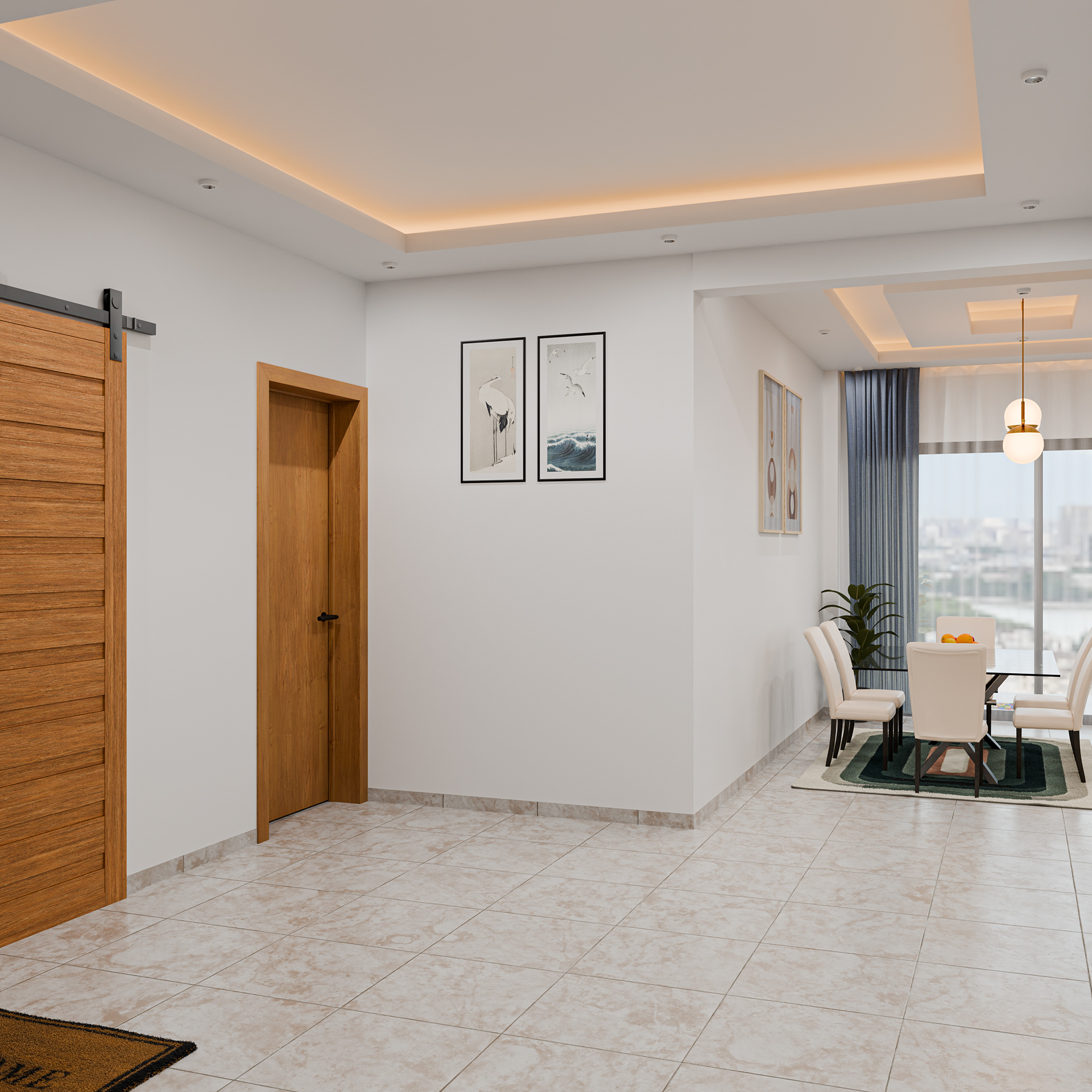 Rendu salon moderne-9