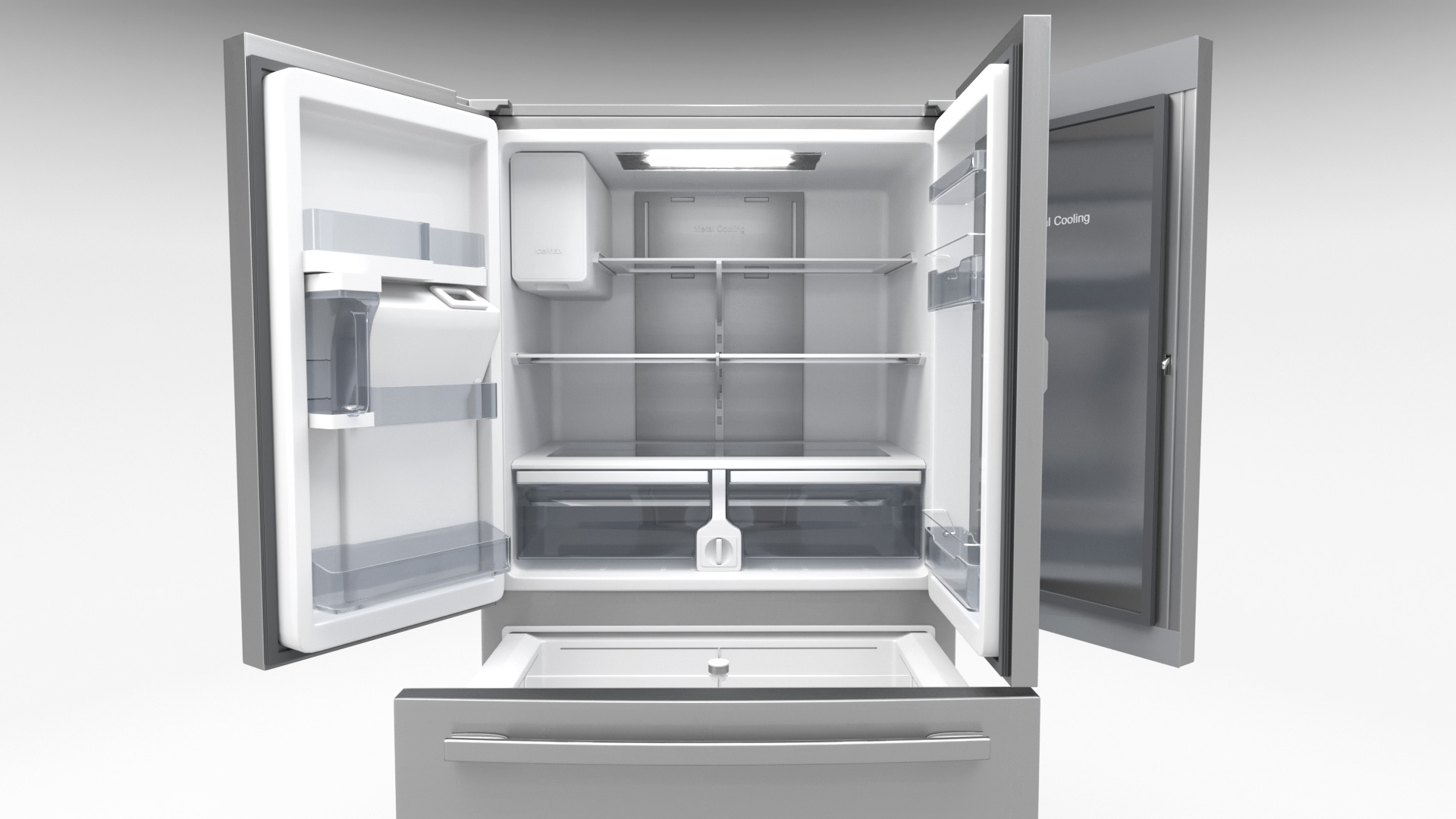 Samsung Frost Free Fridge - French Door 501L-9