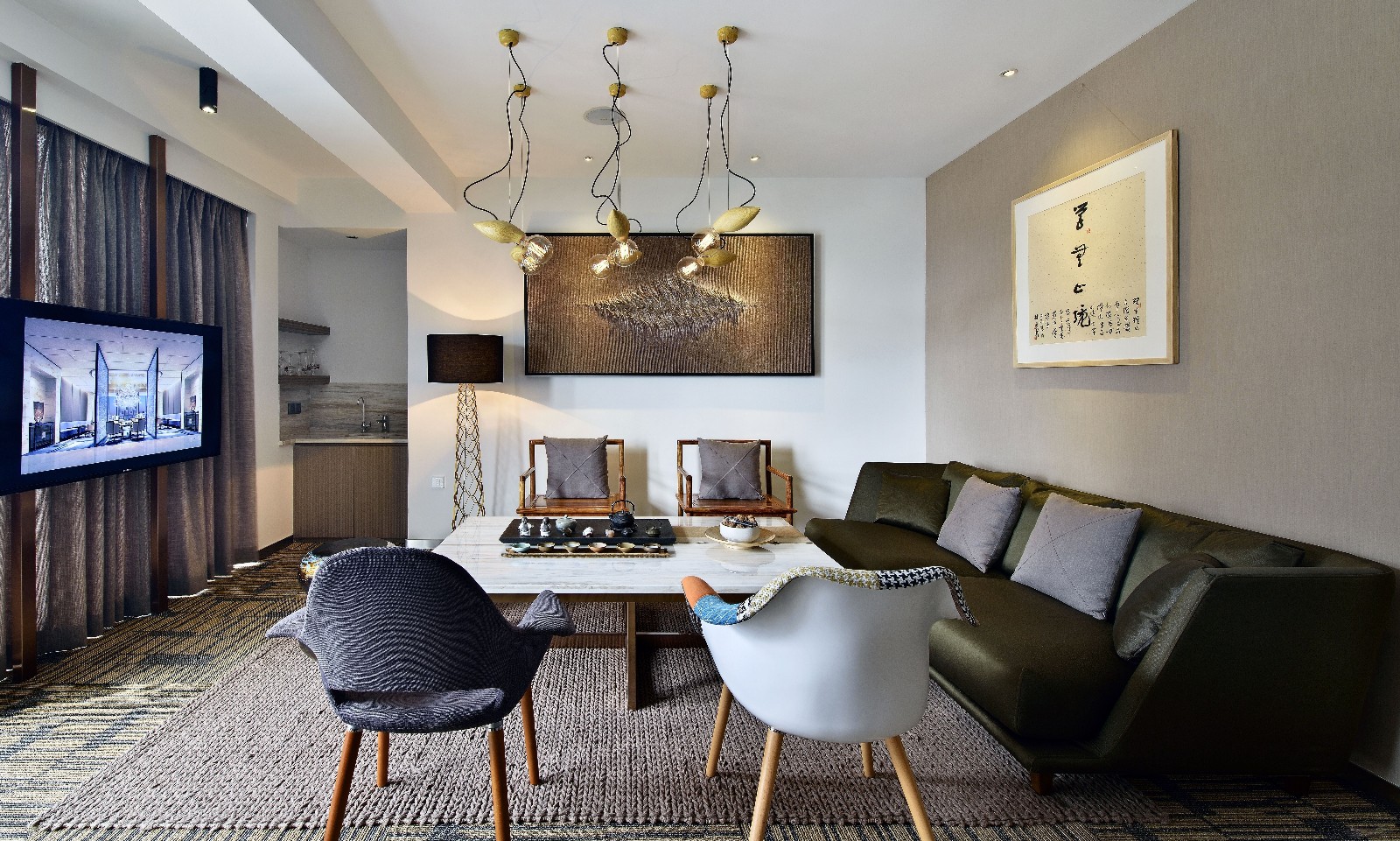 福州乌山荣域现代住宅 | 玩转跨文化意向的冷静多元设计-10