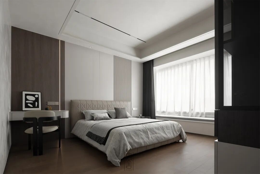 内舍软装丨168㎡意式轻奢风，通过局改规划空间，呈现更舒适的生活家！-23