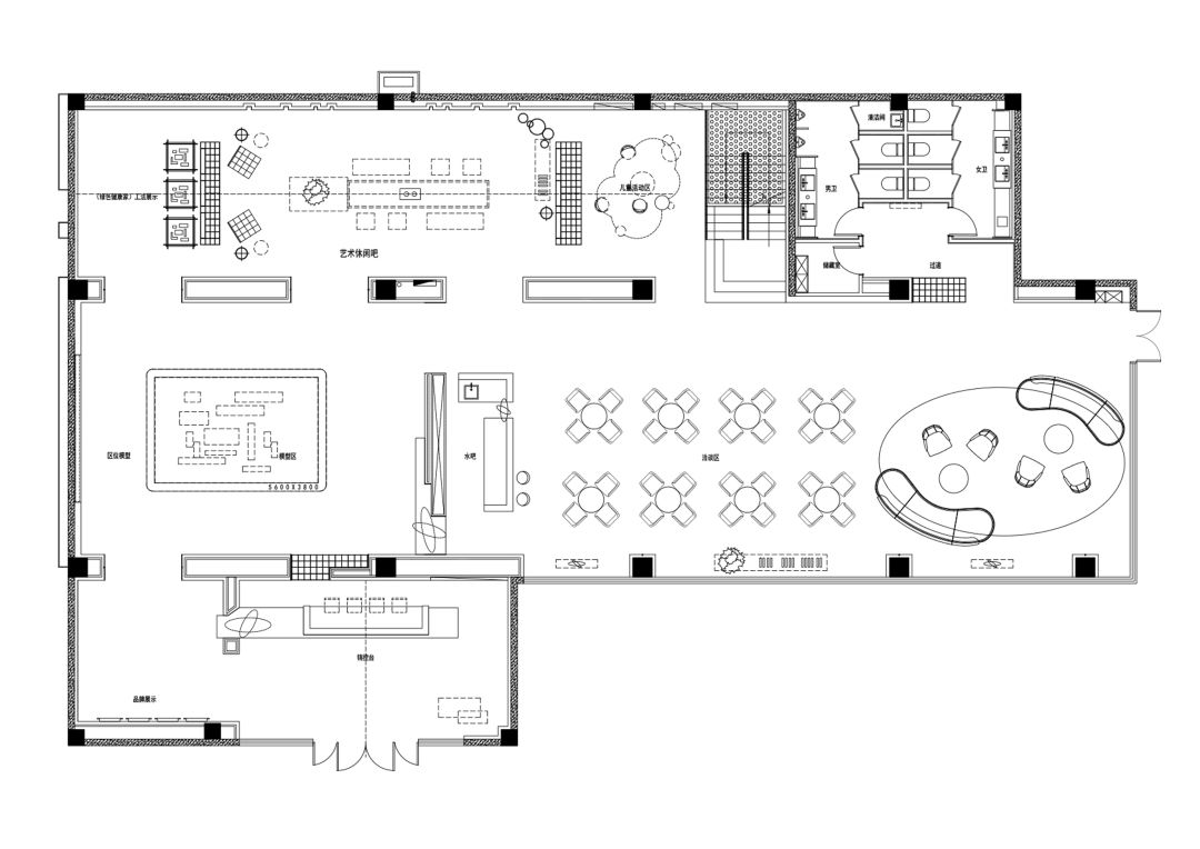 炫彩玻璃+米灰色调，流动的空间灵魂 | 元禾大千-52