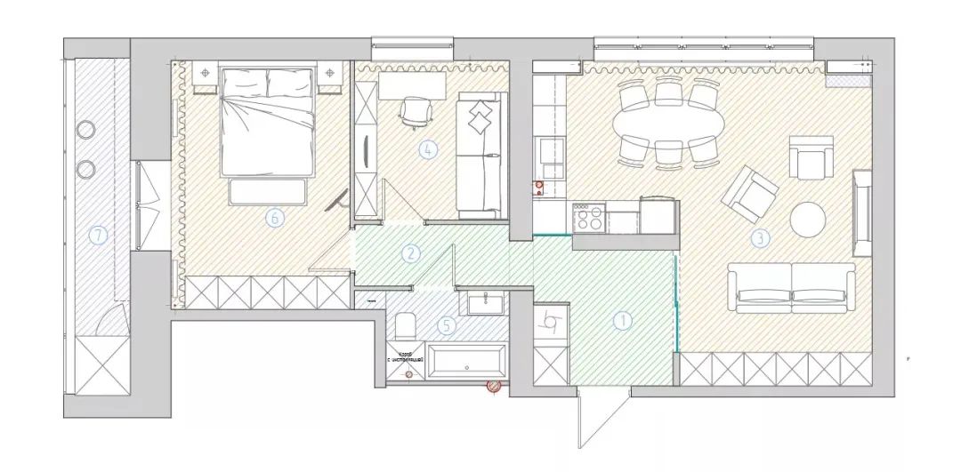 中年夫妻的 98㎡梦想之家丨Yulia Safonova-40